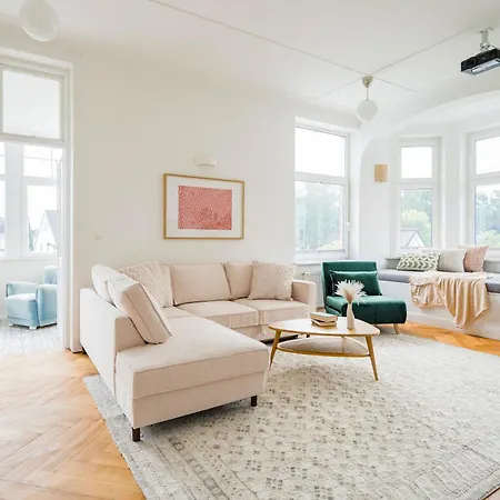 Apartman Modern Boho Auf 145qm, 9 Gaeste, Strandnah & Familienfreundlich