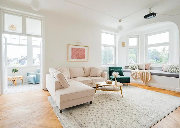 Apartamento Modern Boho Auf 145qm, 9 Gaeste, Strandnah & Familienfreundlich